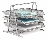Safata de lletres de malla de plata